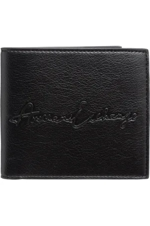 Armani Exchange Tilbehør, Herre, Sort, ONE SIZE, Polyester, Plain Logo Wallet