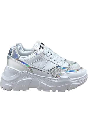 VERSACE Sko, Dame, Hvid, 37 EU, Sneakers