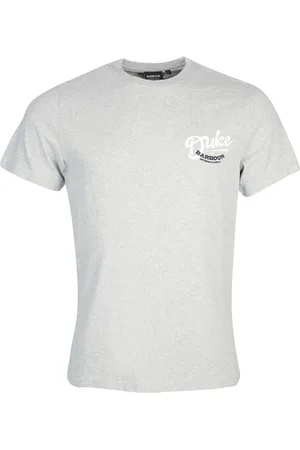 Barbour Top, Herre, Grå, M, Bomuld, Legacy Graphic T-shirt