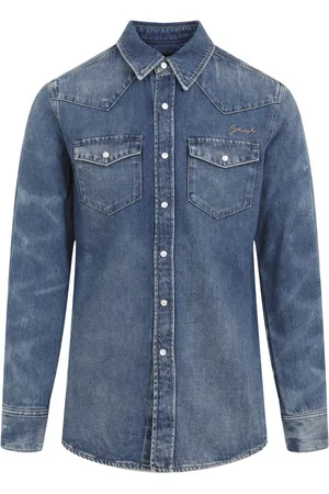 Givenchy Skjorte, Herre, Blå, S, Bomuld, Klassisk Skjorte