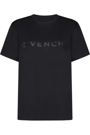 Givenchy Top, Dame, Sort, S, Bomuld, Logo T-shirt
