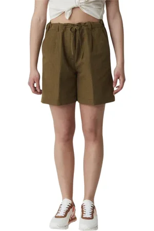 Aspesi Shorts, Dame, Grøn, M, Uld, Stilfulde Bermuda Shorts