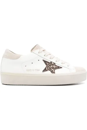 Golden Goose Sko, Dame, Hvid, 41 EU, Bomuld, Hi Star Sneakers