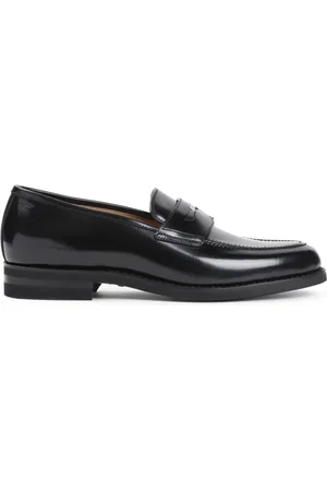 Bally Sko, Herre, Sort, 43 1/2 EU, Læder, Sort Læder Loafers