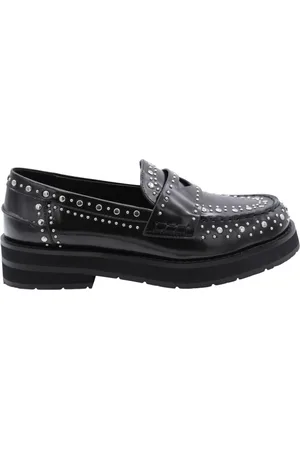 Bibi Lou Sko, Dame, Sort, 41 EU, Læder, Wood Turtle Loafers