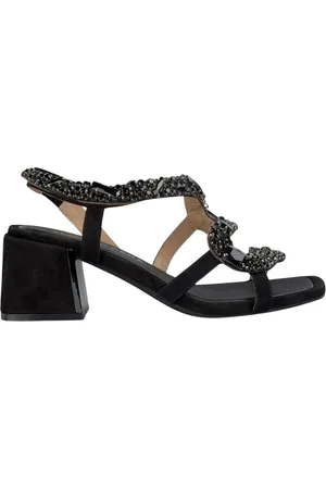 Alma en Pena Sko, Dame, Sort, 39 EU, Slangehæl sandal