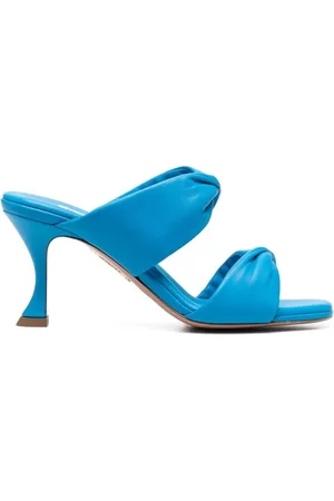 Aquazzura Sko, Dame, Blå, 36 EU, Suede, Turquoise Sandapa Sandaler