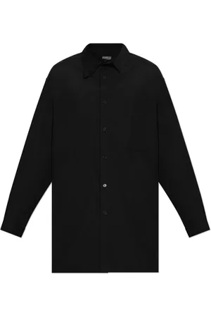 Y-3 Skjorte, Herre, Sort, M, Bomuld, Skjorte med lomme