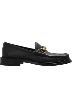 Gucci Sko, Herre, Sort, 41 1/2 EU, Læder, Læder Loafer Sko