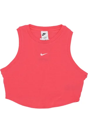 Nike Top, Dame, Lyserød, S, Uld, Essential Rib Crop Tank