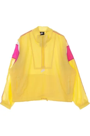 Nike Jakke, Dame, Gul, L, Polyester, Kort Vindjakke - Sports Heritage