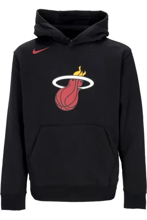Nike Sweathshirts & Hoodies, Herre, Sort, XS, Bomuld, Miami Heat Club Hoodie