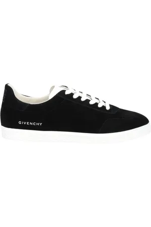 Givenchy Sko, Herre, Sort, 43 EU, Læder, Sort læder Low Top Sneakers