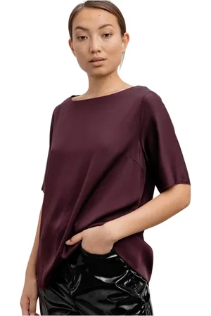 Ahlvar Gallery Top, Dame, Rød, XS, Yoli Silkebluse