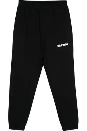 BARROW Bukser, Herre, Sort, L, Bomuld, Sporty Logo Sweatpants