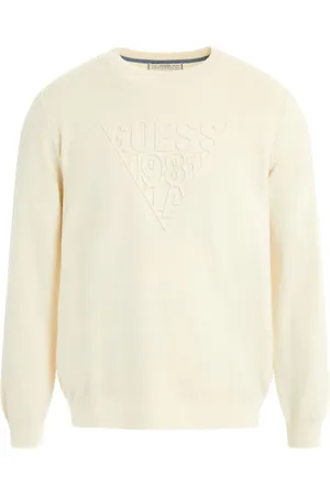 Guess Sweathshirts & Hoodies, Herre, Hvid, S, Bomuld, Victor Trøje