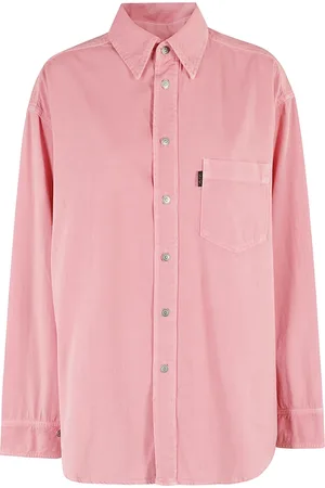 haikure Bluser & Skjorter, Dame, Lyserød, XS, Bomuld, Elegant Napoli-stil Kjole