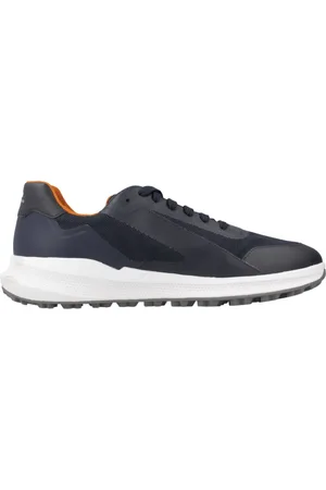 Geox Sko, Herre, Blå, 43 EU, Uld, Stilfulde Sneakers