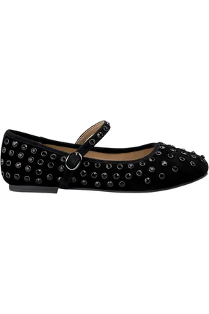 Alma en Pena Sko, Dame, Sort, 38 EU, Ballerina studs