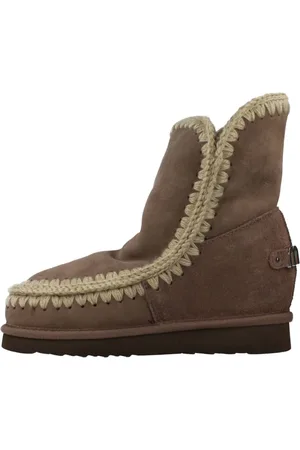 Mou Sko, Dame, Brun, 41 EU, Uld, Winter Støvler