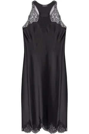 Balenciaga Kjole, Dame, Sort, XS, Polyester, Lingerie Kjole