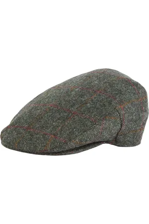 Barbour Tilbehør, Herre, Grøn, 60 CM, Uld, Crieff Flat Cap