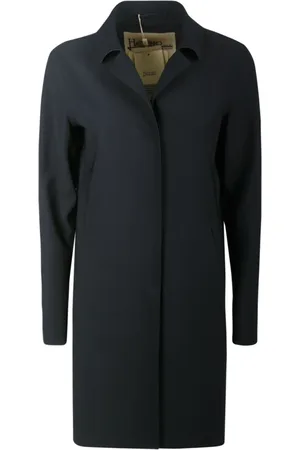 HERNO Frakke, Dame, Sort, XL, Enkeltradet Frakke