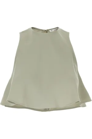 Ami Bluser & Skjorter, Dame, Grøn, XS, Tyl, Luksuriøs Bluse