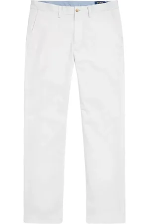 Ralph Lauren Bukser, Herre, Hvid, W32 L32, Bomuld, Hvide Chino Bukser
