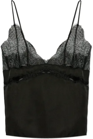 ANINE BING Top, Dame, Sort, L, Lea Rem Top