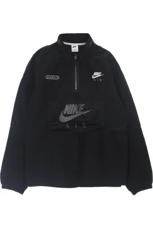 Nike Jakke, Herre, Sort, XS, Uld, Aftagelig Vindjakke i Air Woven