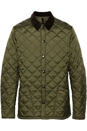 Barbour Jakke, Herre, Grøn, M, Uld, Heritage Liddesdale Quiltet Jakke