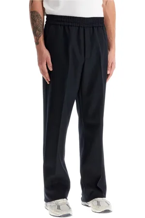 Golden Goose Bukser, Herre, Blå, XL, Uld, Relaxed Fit Joggingbukser i Uldblanding