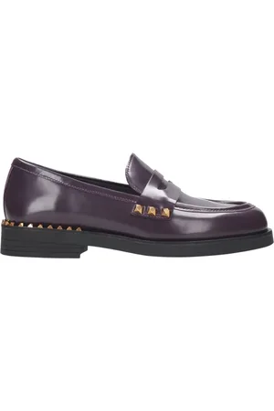 Ash Sko, Dame, Brun, 40 EU, Uld, Whisper Stud Loafers