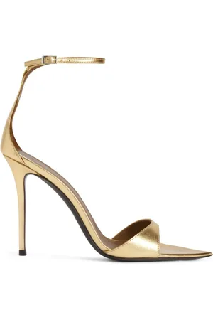 Giuseppe Zanotti Sko, Dame, Gul, 36 EU, Uld, Open Toe Stilet Sandaler