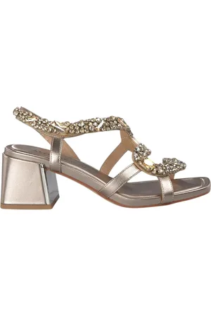 Alma en Pena Sko, Dame, Gul, 41 EU, Slangehæl sandal
