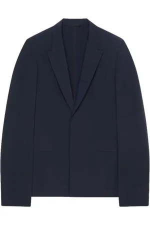 Givenchy Jakke, Herre, Blå, S, Uld, Slim Fit Rejsejakke