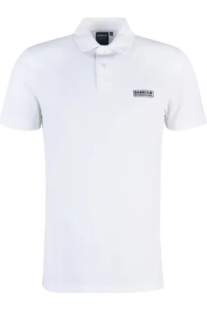 Barbour Top, Herre, Hvid, XL, Bomuld, Essential Polo