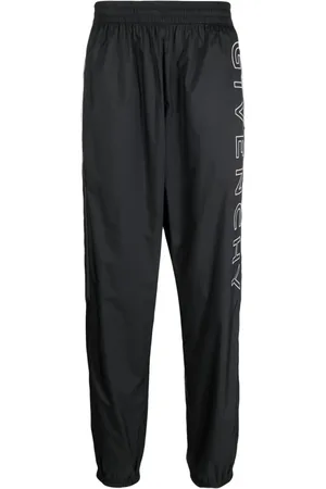 Givenchy Bukser, Herre, Sort, M, Uld, Embroidered-Logo Track Pants