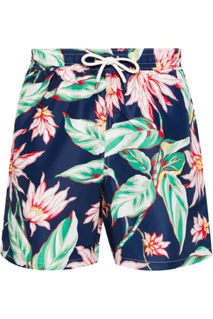 Ralph Lauren Badetøj, Herre, Flerfarvet, S, Polyester, Blomstrede Badeshorts