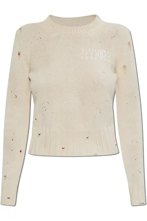 Maison Margiela Strik, Dame, , M, Sweater med vintageeffekt