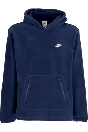 Nike Sweathshirts & Hoodies, Herre, Blå, XS, Polyester, Club Windized Hoodie