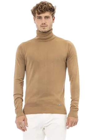 BALDININI Strik, Herre, , L, Trendy Striktrøje med Monogramdetalje