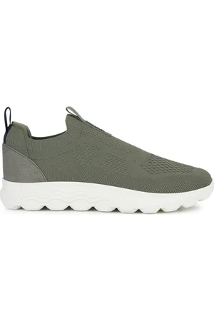 Geox Sko, Herre, Grøn, 43 EU, Polyester, Spherica Sneakers
