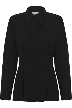 Gestuz Bluser & Skjorter, Dame, Sort, S, Polyester, Elegant Sort Skjortebluse Gzmareen
