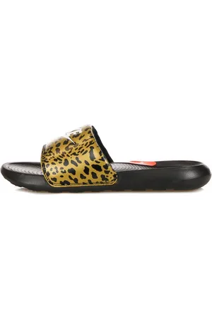 Nike Sko, Dame, Flerfarvet, 40 1/2 EU, Trykte Slides