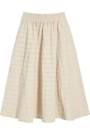 Bitte Kai Rand Nederdel, Dame, , M, Uld, Fukkura Poplin Nederdel Nederdele 242-2380-4609 Ivory
