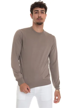 Gran Sasso Strik, Herre, , 4XL, Bomuld, Bomuldsstriktrøje med rund hals