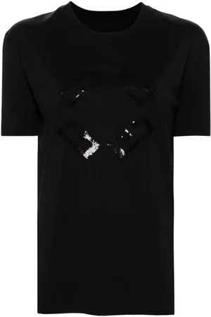 Givenchy Top, Dame, Sort, XS, Bomuld, Monogram 72 T-shirt