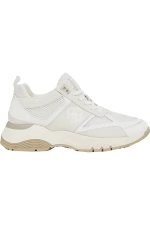 ANINE BING Sko, Dame, Hvid, 36 EU, Uld, Sneakers med chunky sål i mesh